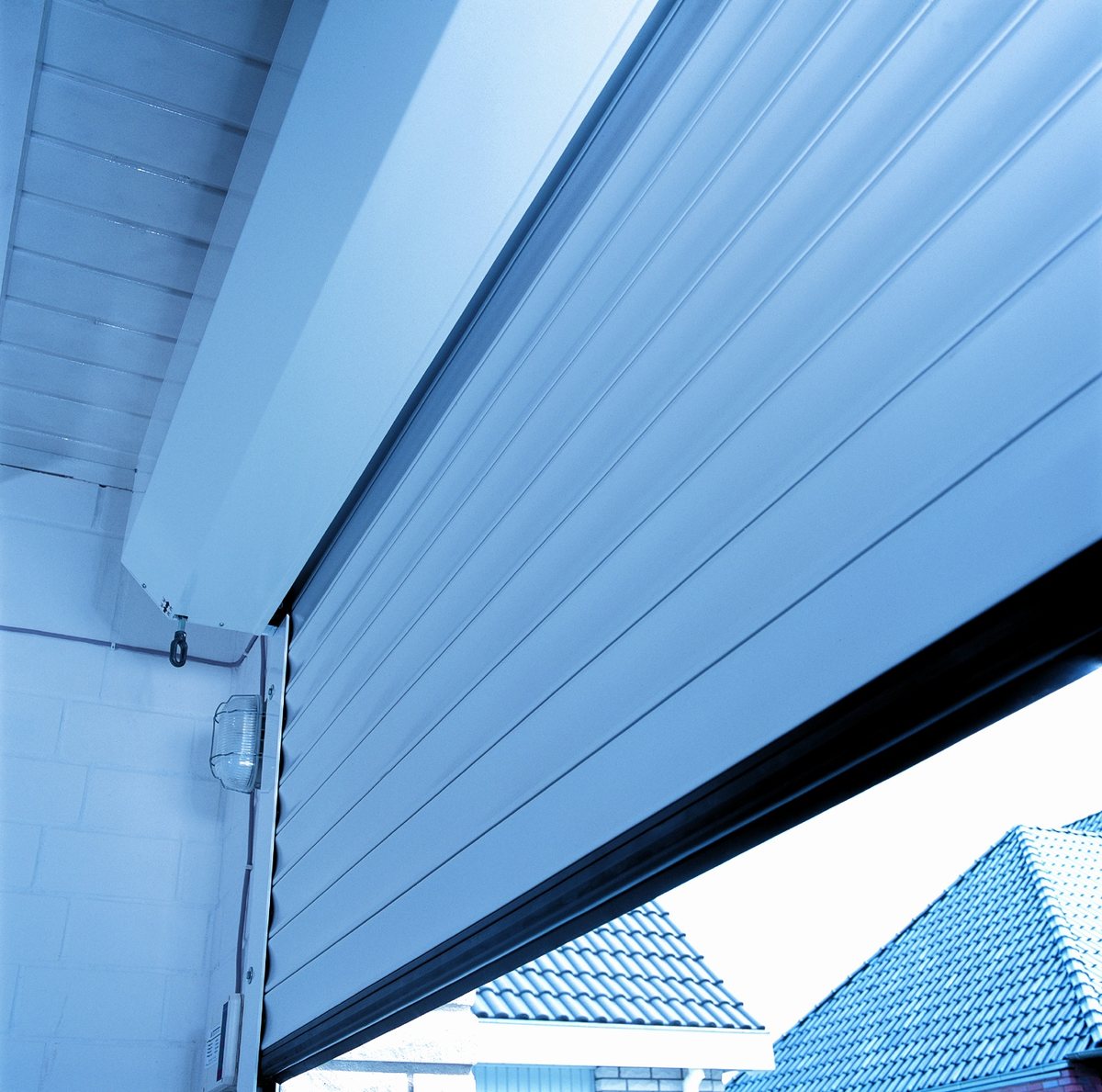 Aluminium rolling shutter detail