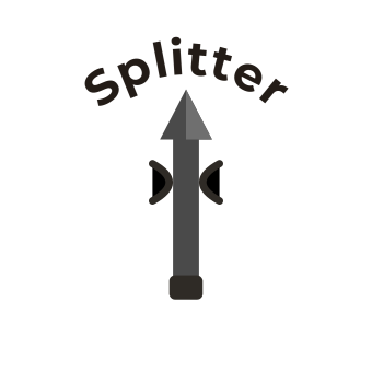 Drill-mounted firewood log splitter